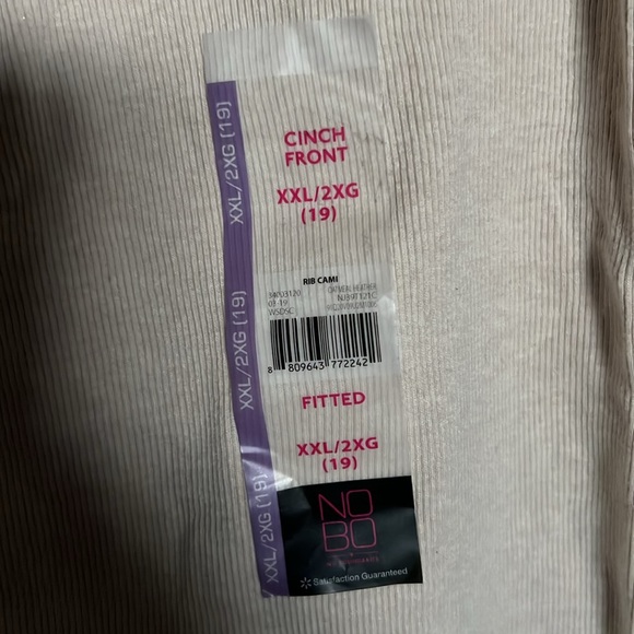 Tan Ribbed Cami - Picture 3 of 3